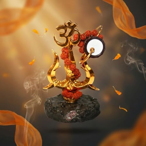 Estatua Trishul Damru para Decoración y Altar miniatura 4
