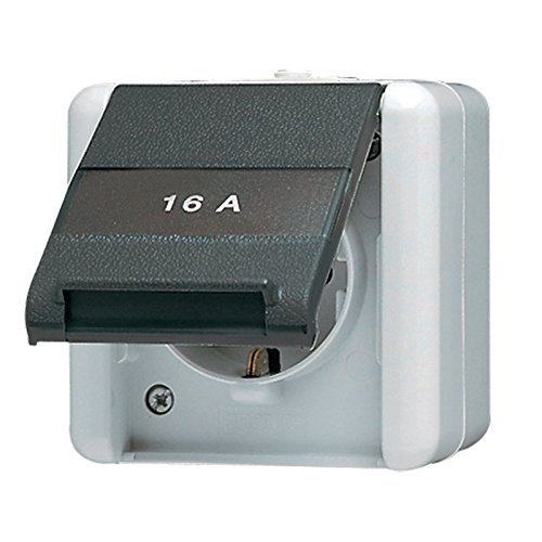 Preisvergleich Produktbild Jung 820 NAW Steckdose SCHUKO 820NAW mit Schriftfeld