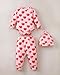 Renotemy Newborn Baby Girl Boy Clothes Fall Winter Essentials 11-Piece Layette Set with Bodysuits, Pants, Hat, Jumpsuit, Blanket Infant Outfit Gift Sets for Coming Home, Hospital (Newborn,Bow Print)