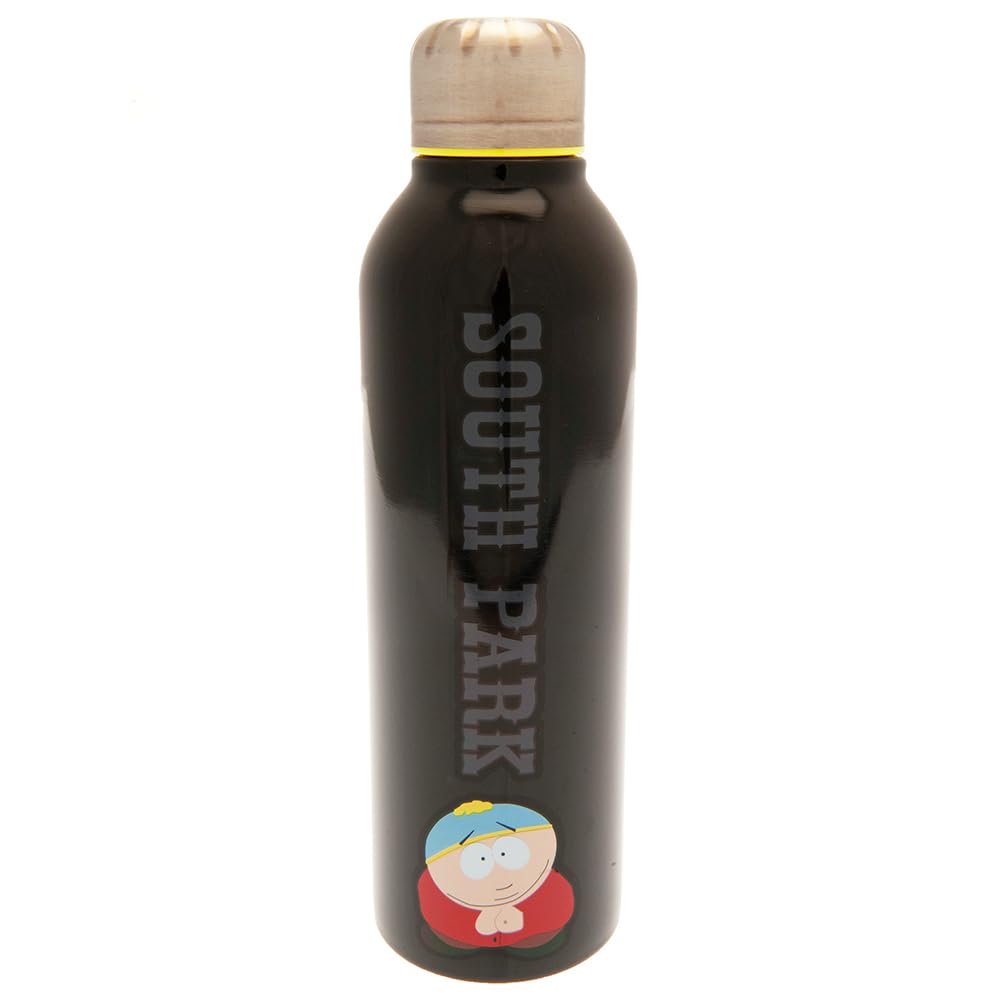 South Park Botella para beber, botella de acero inoxidable, 700 ml de capacidad, motivo de doble cara con el personaje principal Cartman