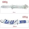 ScreaAss 29Cm Extra Lang Glas Dildo XXL Riesige Gewinde Analdildos Realistische Dildos Kristall Glasdildo Mit Griff Glasplug Analplug Big Butt Plug Klar Sexspielzeug Für Frauen Männer,Clear,29cm #4