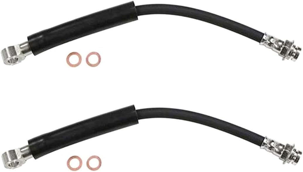 Hydraulic Brake Hose - Front Brake Line, Pair Set 2 Front Brake Hose Kit Fits Oldsmobile Cutlass 1978-1987 Fits Oldsmobile Cutlass Calais 1979-1984 Fits Oldsmobile Cutlass Cruiser 1982-1983