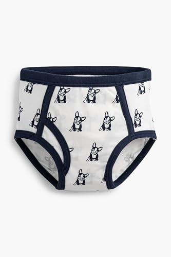 MONICA + ANDY Toddler Organic 5-Pack Boy's Briefs Blue Multi, 10-124