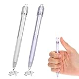 Heclia Fidget Pens for Adults, 2PCS Sensory Pens 0.5mm Fine Point No Bleed Quick Dry Gel Pen for Office...