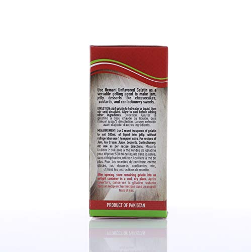 Unflavored Vegetarian Gelatin (1.8 oz) 50g | 100% Halal, Kosher, & Vegetarian Gelatin