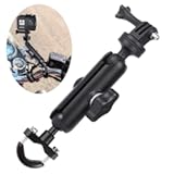 360° Rotating Sports Camera Bracket&comma;Motorcycle Mount for Go Pro Hero10&sol;9&sol;8&sol;max&sol;7&sol;6&sol;5&sol;4 Action Camera Moto Bike Handlebar Mount&comma;U-Shaped Handlebar Bracket &lpar;U- Handlebars&rpar;