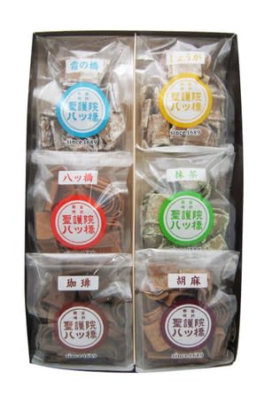 聖護院八ッ橋総本店 聖護院八ッ橋 小袋6種(6袋入)詰合せ(八ッ橋・八ッ橋珈琲・八ッ橋ごま・霜の橋・霜の橋生姜・霜の橋抹茶) 八つ橋 京都土産 京都銘菓 お土産