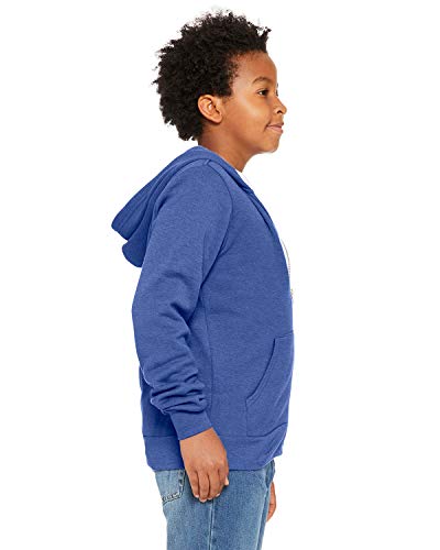 BELLA + CANVAS - Youth Sponge Fleece Full-Zip Hoodie - 3739Y3