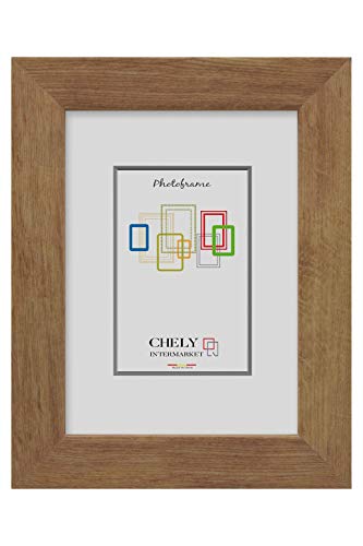 CHELY INTERMARKET | Marco de Fotos 20x30cm (Madera Mate 2013) MOD-274 | Marco para Decoración de Casa | Fotografías de Boda | moldura con Relieve