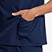 Men Scrubs Set Stretch Crewneck Scrub Top and Jogger Pants with Pockets Yoga Waistband Anti-Wrinkle Medical Uniform