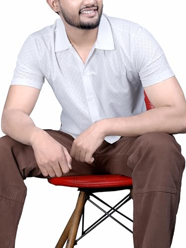 Image of Noble Monk Men's Regular Fit Polo Shirt | 3 /4 Sleeve | Casual Shirt for Men