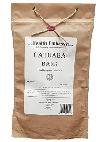 Corteza de Catuaba (Erythroxylum catuaba) / Catuaba Bark - Health Embassy - 100% Natural (50g) Cover