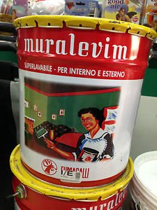 IDROPITTURA SUPER LAVABILE MURALEVIM INT/EST 110MQ PITTURA IDRO. PROFESSIONALE