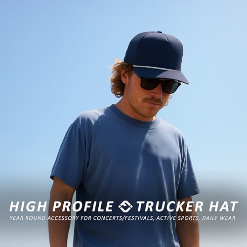 Image of Funky Junque Golf Trucker Hat | Lightweight Golf Trucker Rope Hat with Adjustable Snapback, Golf Course and Weekend Wear, Funny Golf Hats for Men and Women
