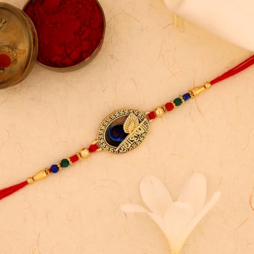 Image of Krishna Vandana Divine Rakhi