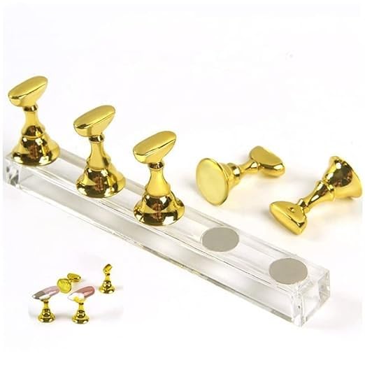 NAILSBAR PROfessional Acrylic Nail Display Stand Nail Tip Practice Stand Magnetic Nail Practice Holder Fingernail DIY Nail Art Stand for False Nail Tip Manicure Tool-image-18