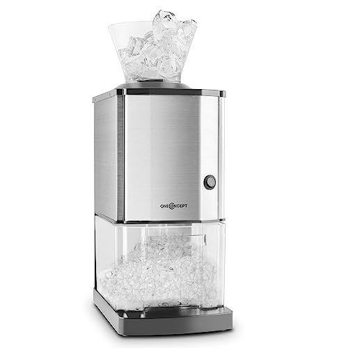 oneConcept Icebreaker Crushed Ice Maker Ice Crusher elektische Crushed Ice eléctrica plata oneConcept Icebreaker Crushed Ice Maker Ice Crusher elektische Crushed Ice eléctrica plata