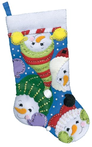 Image of Peek A Boo Felt Stocking Kit