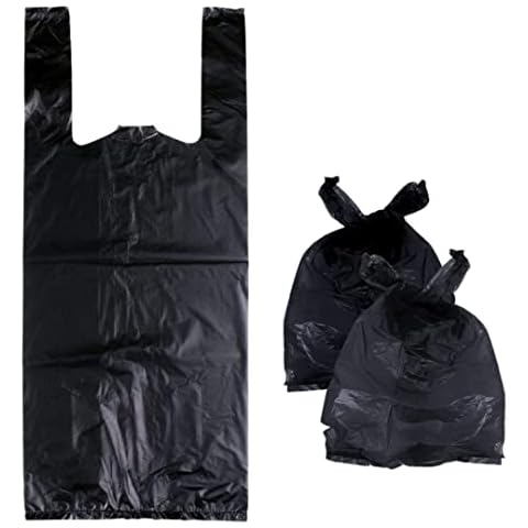Large Adult Incontinence Nappy Disposal Bags - 200 Pack - Black Cover