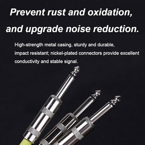 Câble guitare faible bruit blindé 0.3m anti interférence