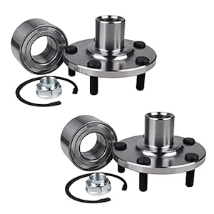 Autoround 518509 Front Wheel Bearing and Hub Assembly Fit for Toyota Camry 1992-2003, Sienna 98-03, Avalon 95-04, Solara 99-03, Lexus ES300 92-03, RX300 99-03, 5 Lugs Non-ABS, Set of 2