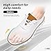 Men's Oxfords Business Shoes Fashion Mesh Casual Dress Walking Sneakers Comfortable Lightweight Soft Sole White