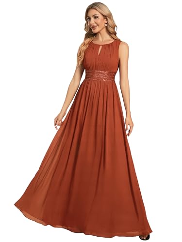 Ever-Pretty Women's Chiffon Sleeveles Bridesmaid...