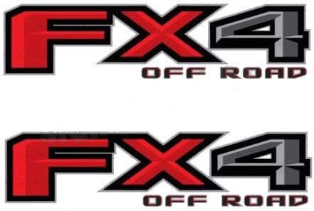 EZ CUT PRO 2X 2017 FX4 4X4 Off Road Decals Sticker F150 F250 F350 F450 - F Truck Super Duty Bed