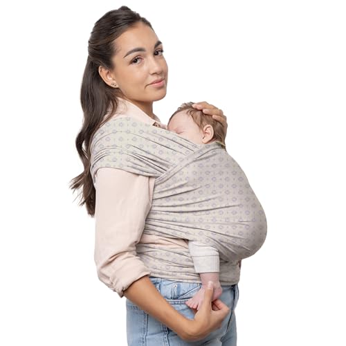 Image of Boba Baby Wrap Carrier - Original Baby Carrier Wrap Sling for Newborns - Baby Wearing Essentials - Newborn Wrap Swaddle Holder, Newborn to Toddler Infant Sling (Serenity Anvi)