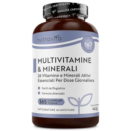 Nutravita Multivitaminico e Minerali - 365 Compresse Vegane