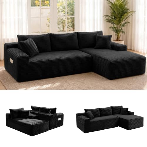 95" Modular Sectional Sofa, Boneless Chaise L-Shaped Couch for Living Room - image 1