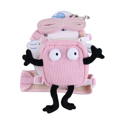 Arnés para perro, chaleco portátil para perro, arnés ajustable para perro, arnés de chaleco para cachorros, arnés ajustable para perro con mochila para caminar y entrenar, arnés portátil para