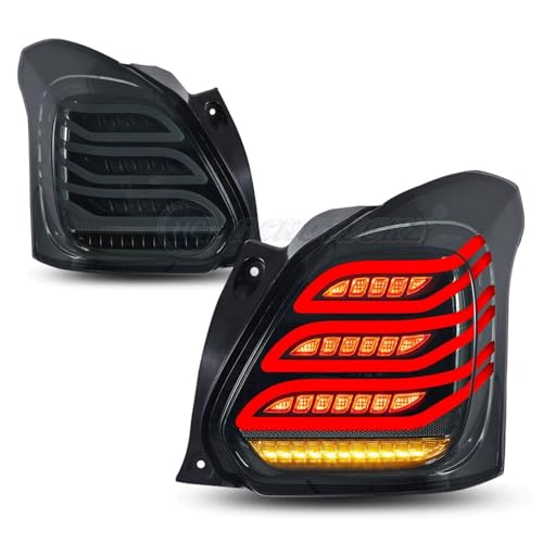 YANHAODM Car Trailer Lights for Suzuki Swift 2017 2018 2019 2020 2021 2022, Rear Tail Light Cluster, Rear Lights with Sequential Indicators, Car Taillights, Car Accessories,B-Left