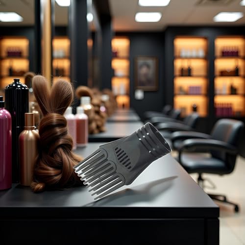 Peine universal negro para secadora de cabello miniatura 2