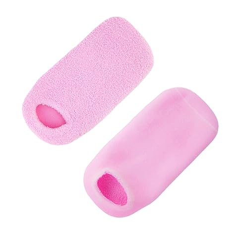 minkissy Yarn Moisturizing Socks Spa Gel Socks for Foot Care Unique Design Pink