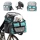Hundekorb Fahrrad Vorne 5kg, Fahrradkörbe für Hunde und Katzen, Faltbarer Hundefahrradkorb, Hunderucksack und Fahrradtasche für Haustiere Camping (Blau)