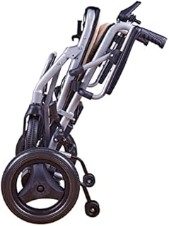 MaritSA World's Lightest Folding Electric Wheelchair - Weighs only 30 lbs - 12 mi Cruise Range - Detachable Battery - Serviced from USA (Model1)