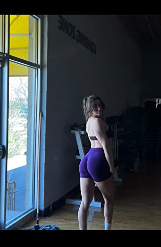 Image of AUROLA Intensify Workout Shorts for Women Seamless Scrunch Short Gym Yoga Running Sport Active Exercise Fitness Shorts