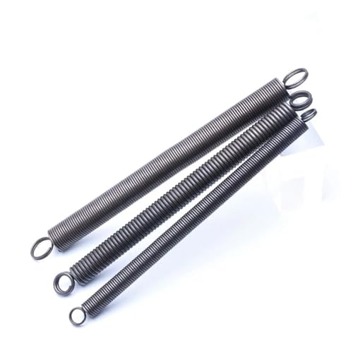Ressort de tension double boucle en acier - Lot de 2 ø1,6mm ext13mm long120mm