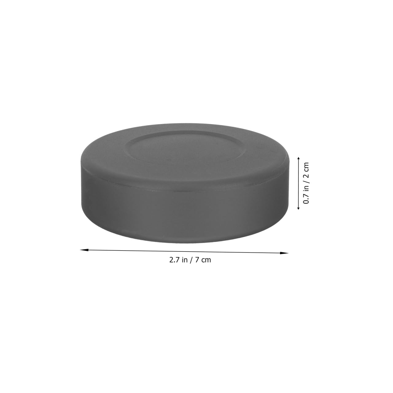 VANZACK Eishockey Pucks, Inline Hockey Puck Street Hockey Puck Spiel Trainings Pucks Gummi-Trainingspucks für Kinder und Erwachsene 4 Stück
