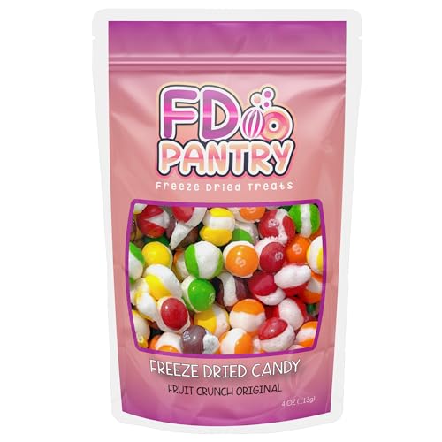 FD Pantry Freeze Dried Fruit Crunch Candy (Original, 4 oz)