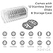 14-Piece Cookie Press Set - Upgraded - Stainless Steel Disks & Storage Case - Heavy-Duty Design