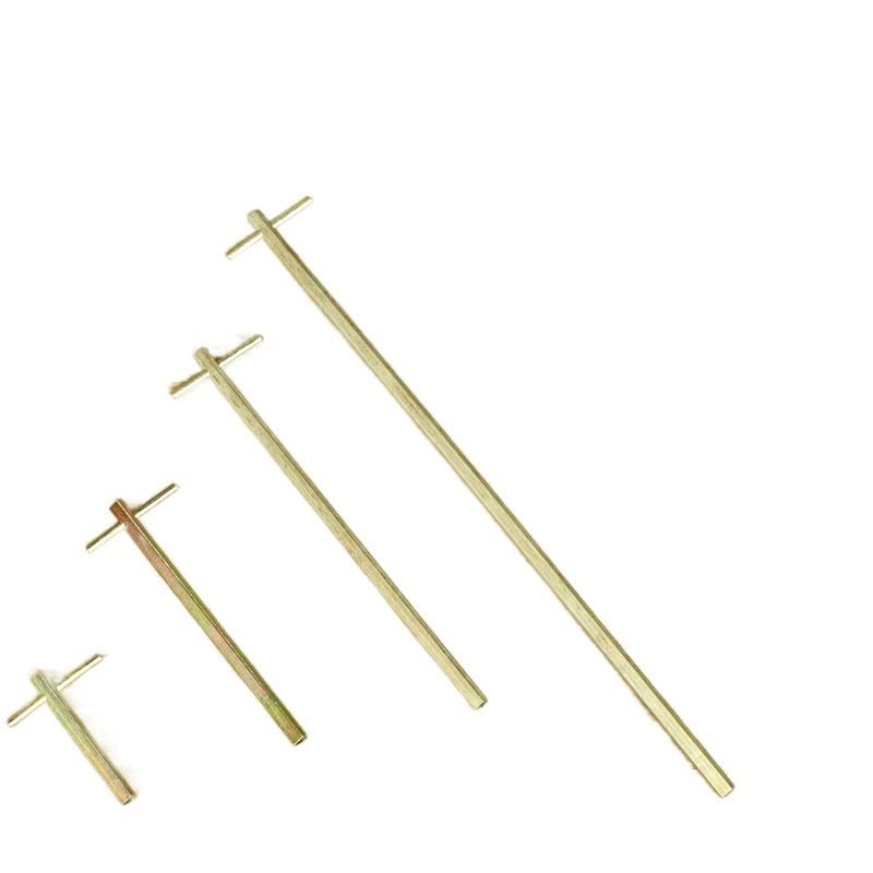 GatherTOOL 2Pcs Special Elevator Door Key Triangular Key Long 200mm/ 300mm /500mm Elevator-Dedicated Triangular Key (Color : 500MM, Size : 2Pcs)