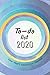To-do list 2020: New Year's Resolution Journal, Notebook, Bucket List, 6x9, 105 pages