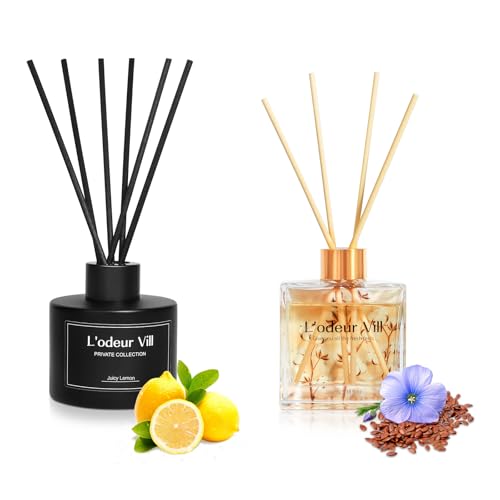 Set Difusores L'odeur Vill 3.4 oz Limón y Ropa Fresca miniatura 1