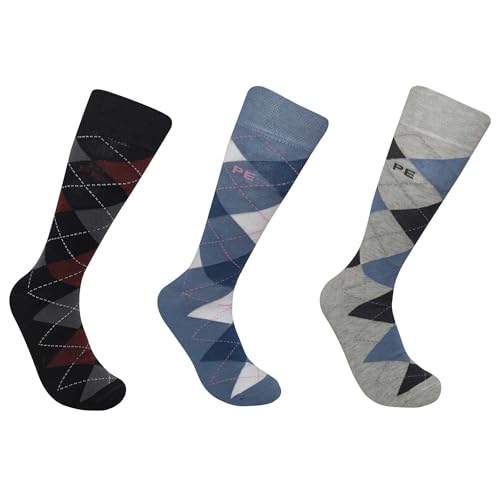 Listado de Perry Ellis Portfolio los más solicitados. 44 Calcetines Perry Ellis Portfolio, Calcetines de Vestir, Calcetines para Hombre, Calcetines Clasicos, Diseño Rombos, 3 Pares, Talla 25-29 cm, Algodon Peinado, Muy suaves