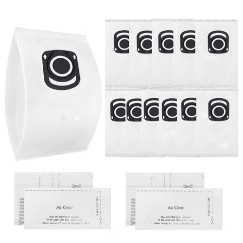12 Staubbeutel und 2 Set Filter für Staubsauger Miele TU Guard L1 Guard S1 CO Guard M1