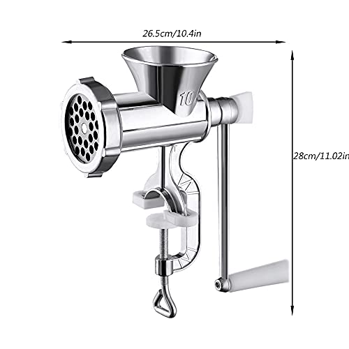 LHK Manuelle Fleischschleifer, Wurstfüllmaschine mit Tischklemme, Pfeffergewürzschleifbinde, Hausküche Kochwerkzeuge… – Bild 3
