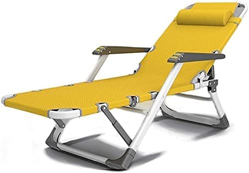Chaises longues de jardin inclinables pliantes pour extérieur et bureau