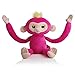 Fingerlings HUGS - Bella (Pink) - Advanced Interactive Plush Baby Monkey Pet - by WowWee